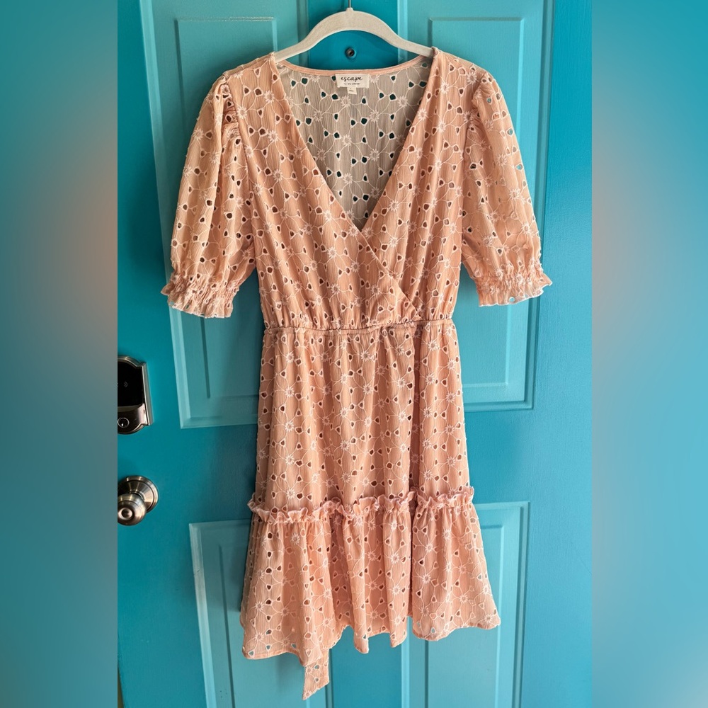 Escape by Blu Pepper Eyelet Dress